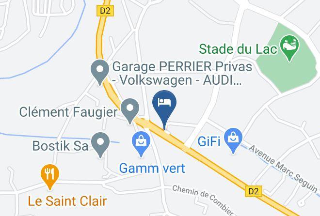 Ardeche - Hotel Les Chataigniers Maps