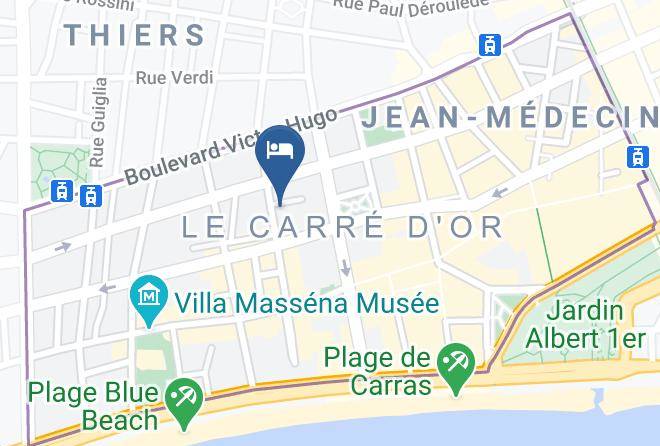 Maritime Alps - Hotel Les Cigales Maps