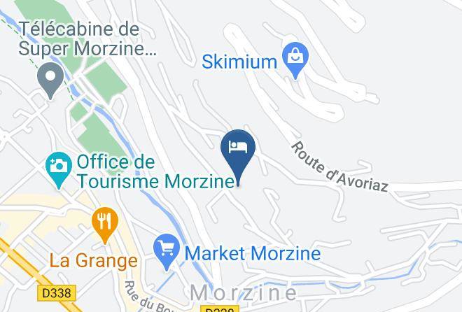 Haute Savoie - Hotel Les Cotes Maps