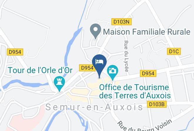 Cote D Or - Hotel Des Cymaises Maps