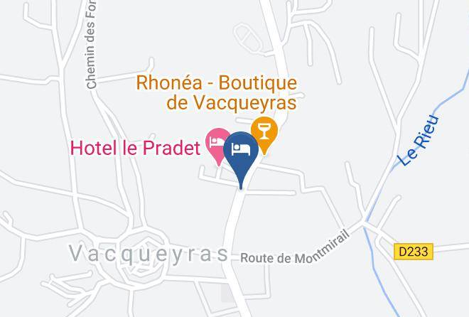 Vaucluse - Hotel Les Dentelles Maps