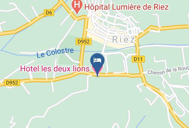 Alpes De Haute Provence - Hotel Les Deux Lions Maps