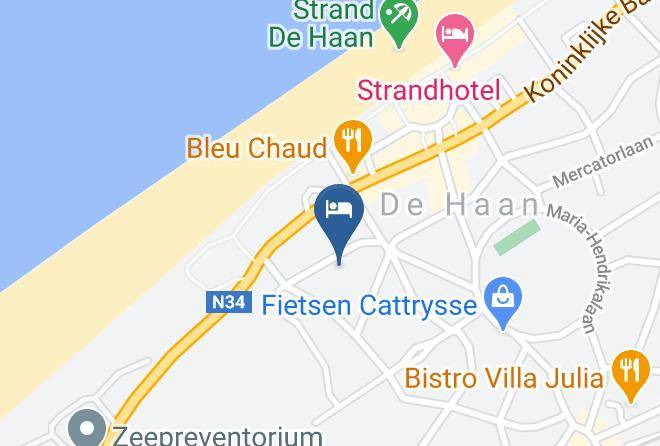 West Flanders - Hotel Les Dunes Maps