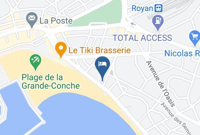 Hotel Les Embruns Map