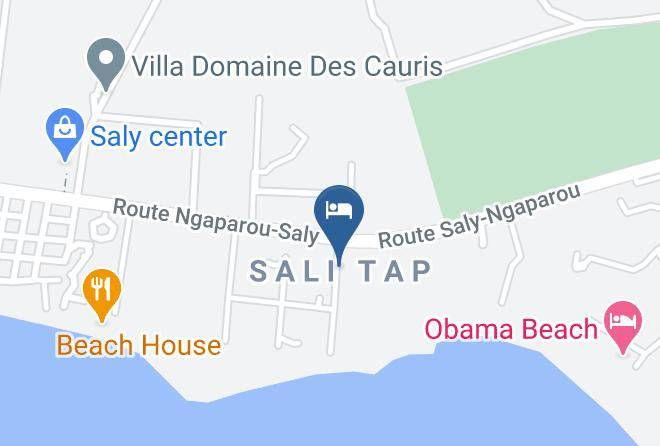 Hotel Les Flamboyants Map