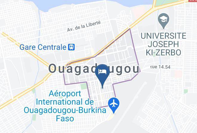 Kadiogo - Hotel Les Fleurettes Maps