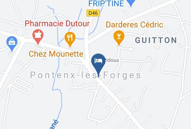 Landes - Hotel Les Forges Maps