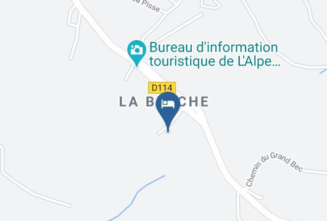 Isere - Hotel Les Gentianes Maps
