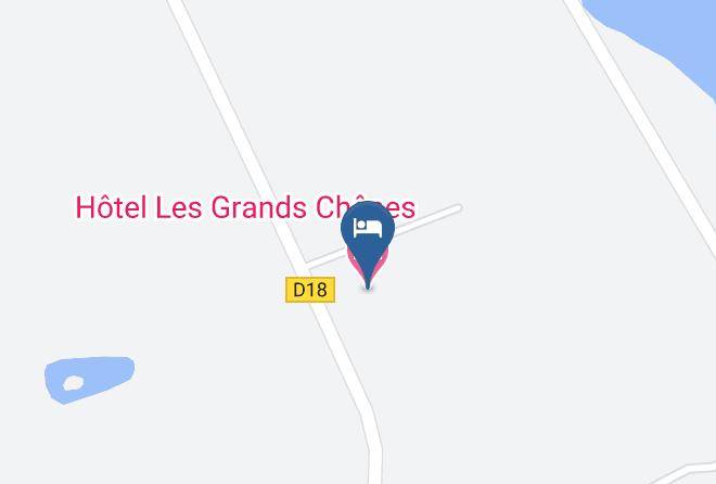 Hotel Les Grands Chenes Map
