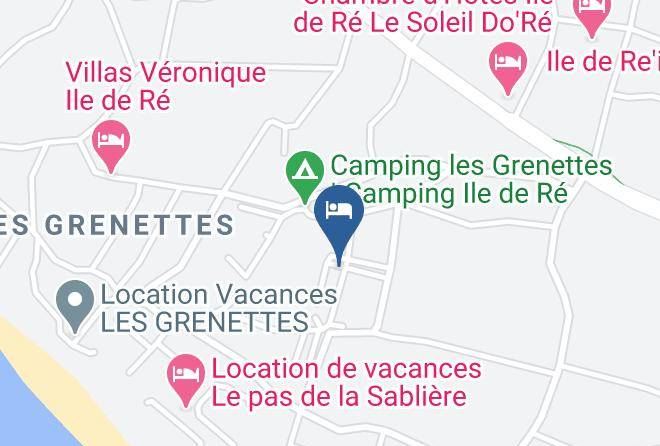 Hotel Les Grenettes Ile De Re Map