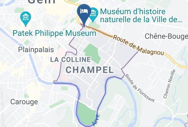 Hotel Les Hauts De Rive Map