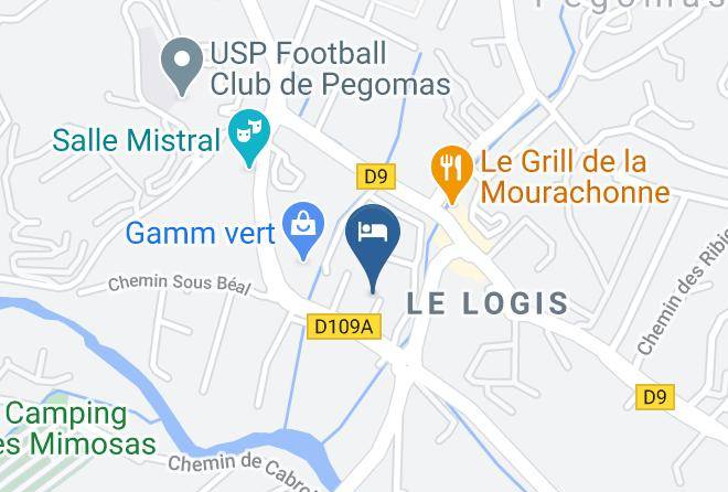 Maritime Alps - Hotel Les Jasmins Maps