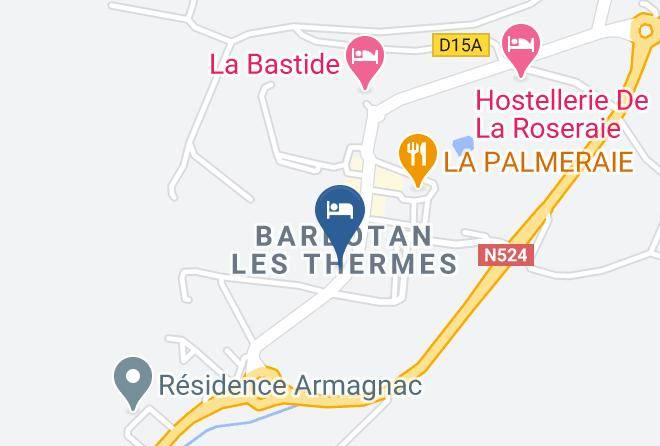 Hotel Les Kakis Map