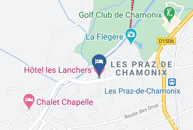 Haute Savoie - Hotel Les Lanchers Maps