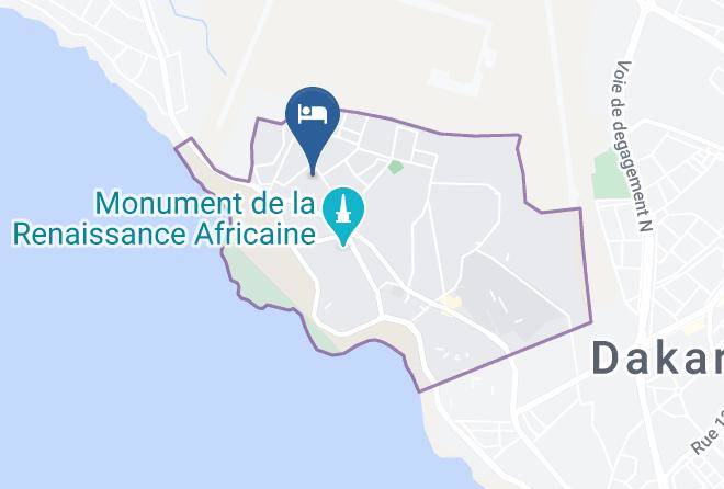 Dakar - Hotel Les Mamelles Maps