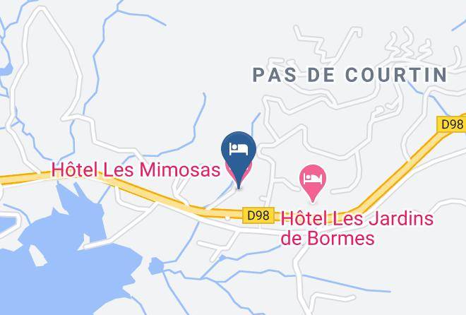 Var - Hotel Les Mimosas Maps