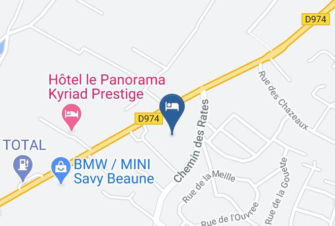 Cote D Or - Hotel Les Nomades Maps