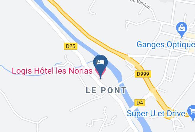 Herault - Logis Hotel Les Norias Maps
