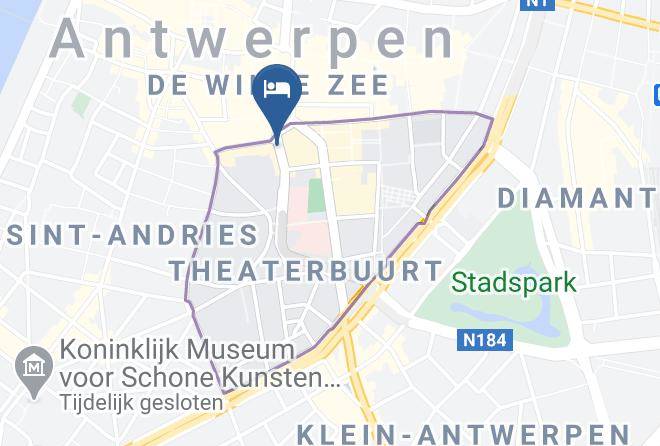 Antwerp - Hotel Les Nuits Hotel Maps