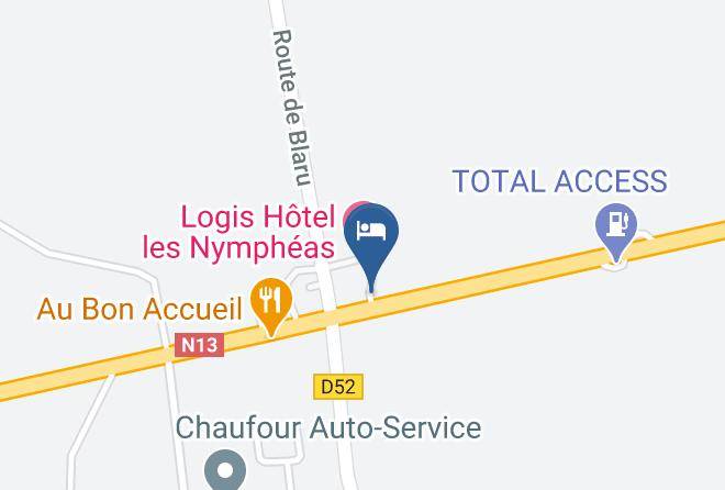 Yvelines - Hotel Les Nympheas Maps
