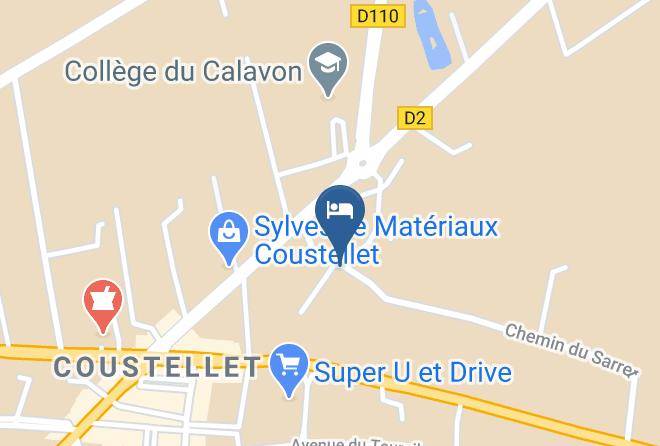 Vaucluse - Hotel Les Oliviers Maps