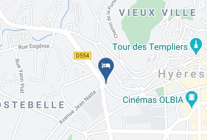 Var - Hotel Les Orangers Maps