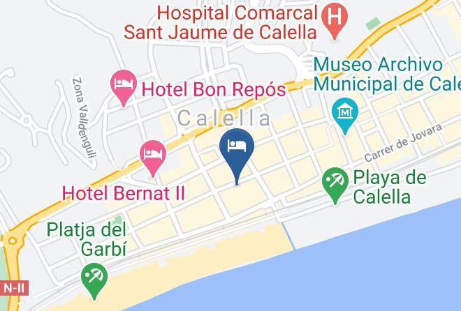 Hotel Les Palmeres Map