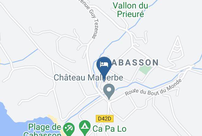 Var - Hotel Les Palmiers Maps