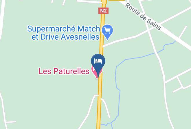 Nord - Hotel Les Paturelles Rest La Pen'tiere Maps