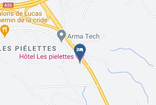 Bouches Du Rhone - Hotel Les Pielettes Maps