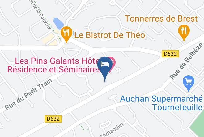 Haute Garonne - Hotel Les Pins Galants Maps