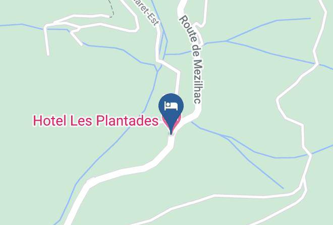 Ardeche - Hotel Les Plantades Maps