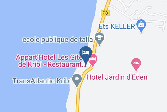 Ocean - Hotel Les Polygones Kribi Maps