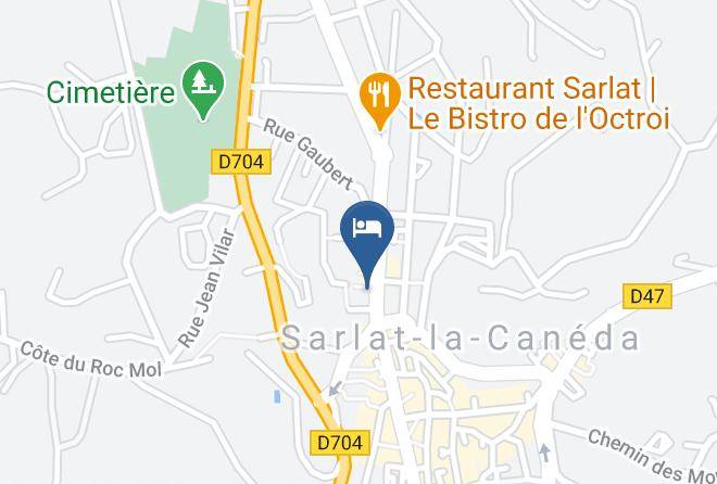 Dordogne - Hotel Les Remparts Maps