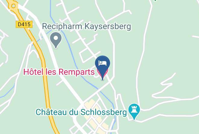 Haut Rhin - Hotel Les Remparts Maps