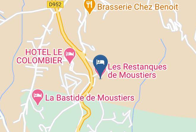 Alpes De Haute Provence - Les Restanques De Moustiers Maps