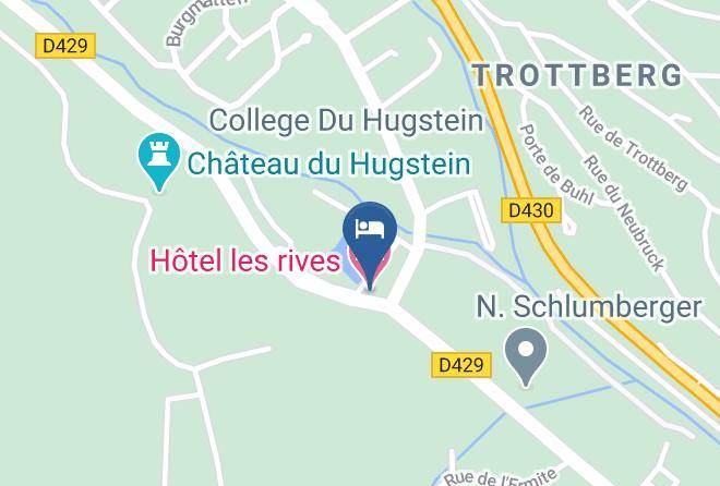 Haut Rhin - Hotel Les Rives Maps