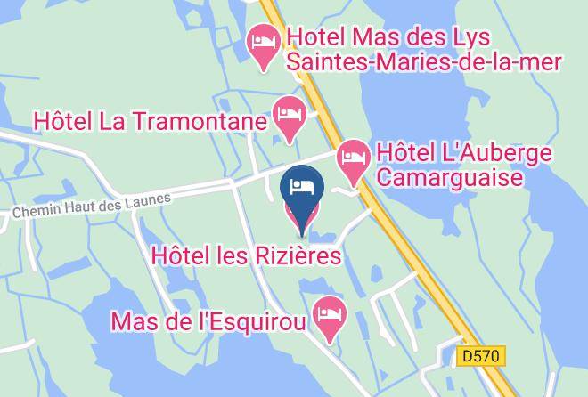 Bouches Du Rhone - Hotel Les Rizieres Maps