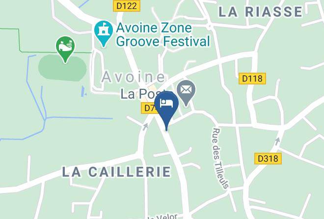 Indre Et Loire - Hotel Les Roches Maps