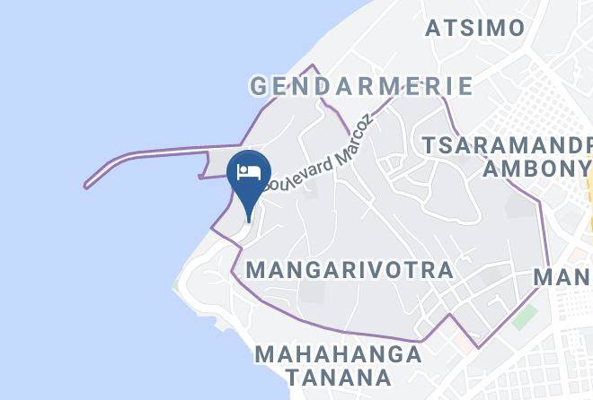 Hotel Les Roches Rouges Map