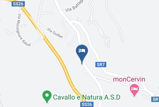Aosta - Hotel Les Saisons Maps