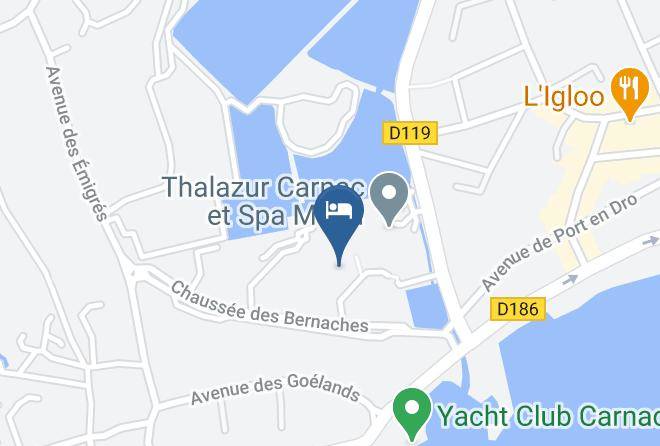 Morbihan - Hotel Les Salines De Thalazur Carnac Maps