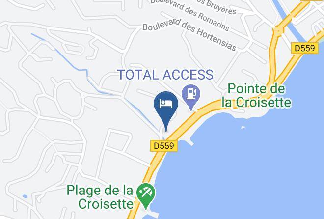 Hotel Les Santolines Map