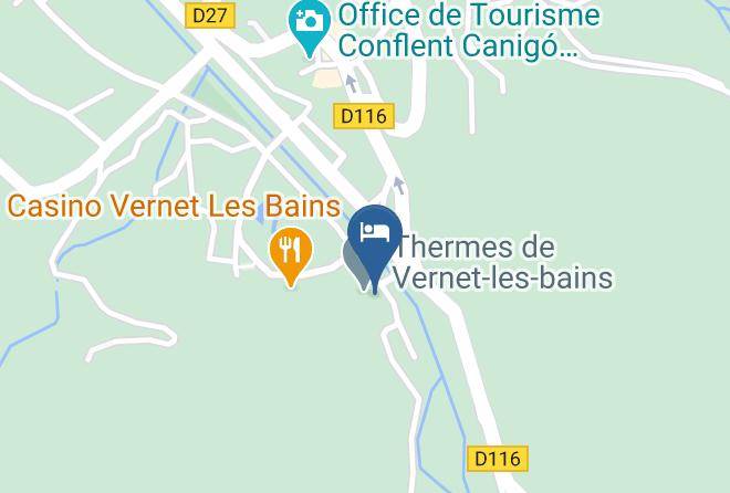 Pyrenees Orientales - Hotel Les Sources Maps