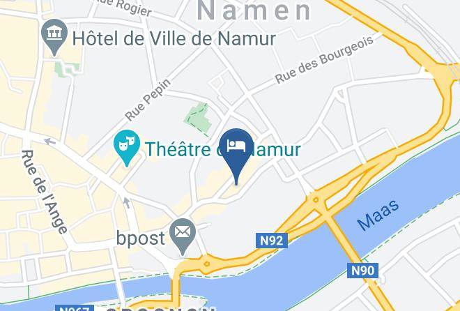 Namur - Hotel Les Tanneurs De Namur Maps