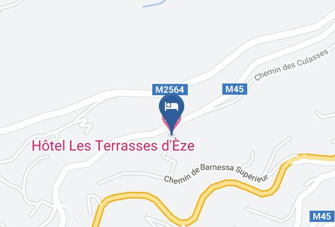 Maritime Alps - Hotel Les Terrasses D'eze Maps