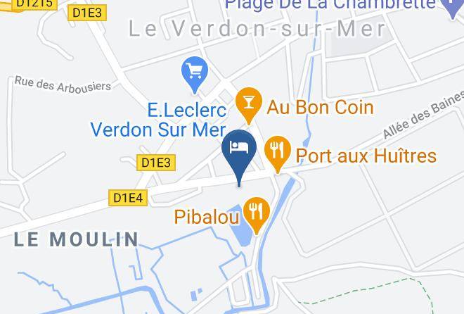 Gironde - Hotel Les Terrasses Verdon Sur Mer Maps