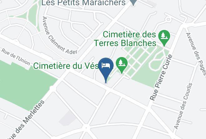 Hotel Les Terres Blanches Map