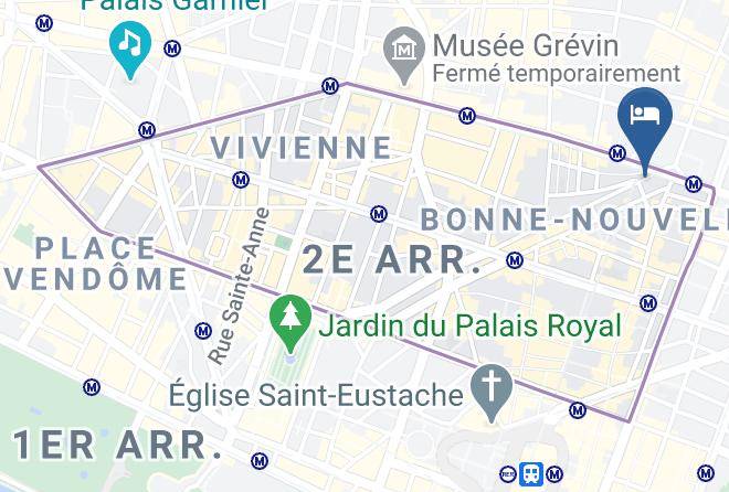 Paris - Hotel Les Theatres Paris Maps