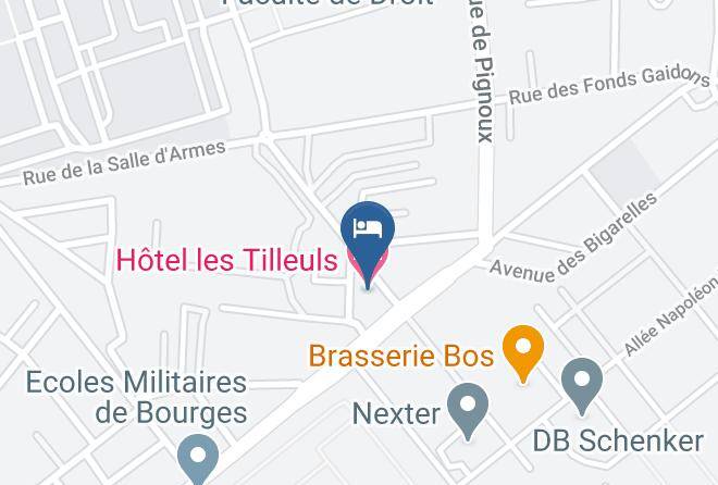 Hotel Les Tilleuls Map